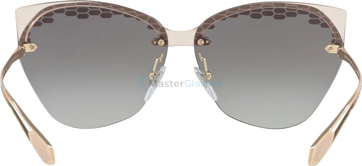 Солнцезащитные очки Bvlgari BV6107 205011 Pink Transparent