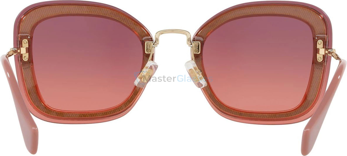 Солнцезащитные очки MIU MIU Core Collection MU 02TS IYKPZ0 Transperent Pink/glitter