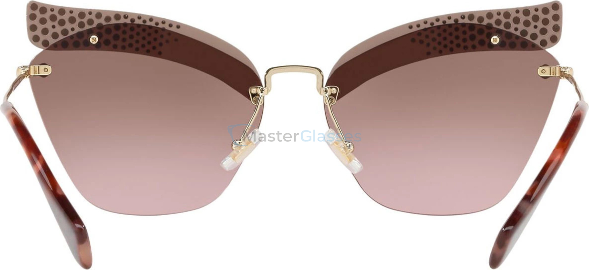 �������������� ���� MIU MIU Special Project MU 56TS KI45P1 Dark Pink Transparent