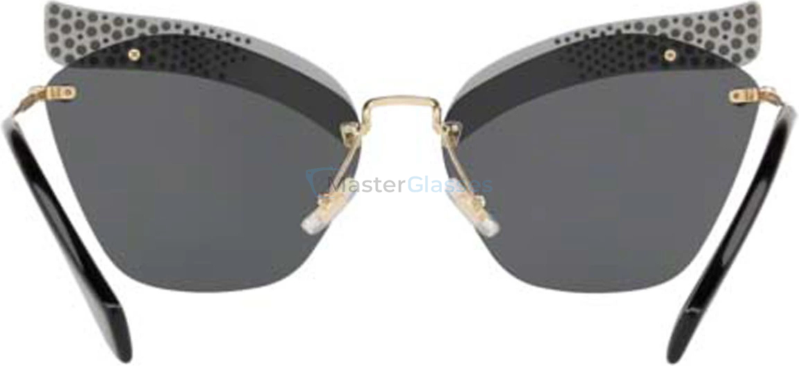 Солнцезащитные очки MIU MIU Special Project MU 56TS XEJ1A1 Dark Grey Transparent