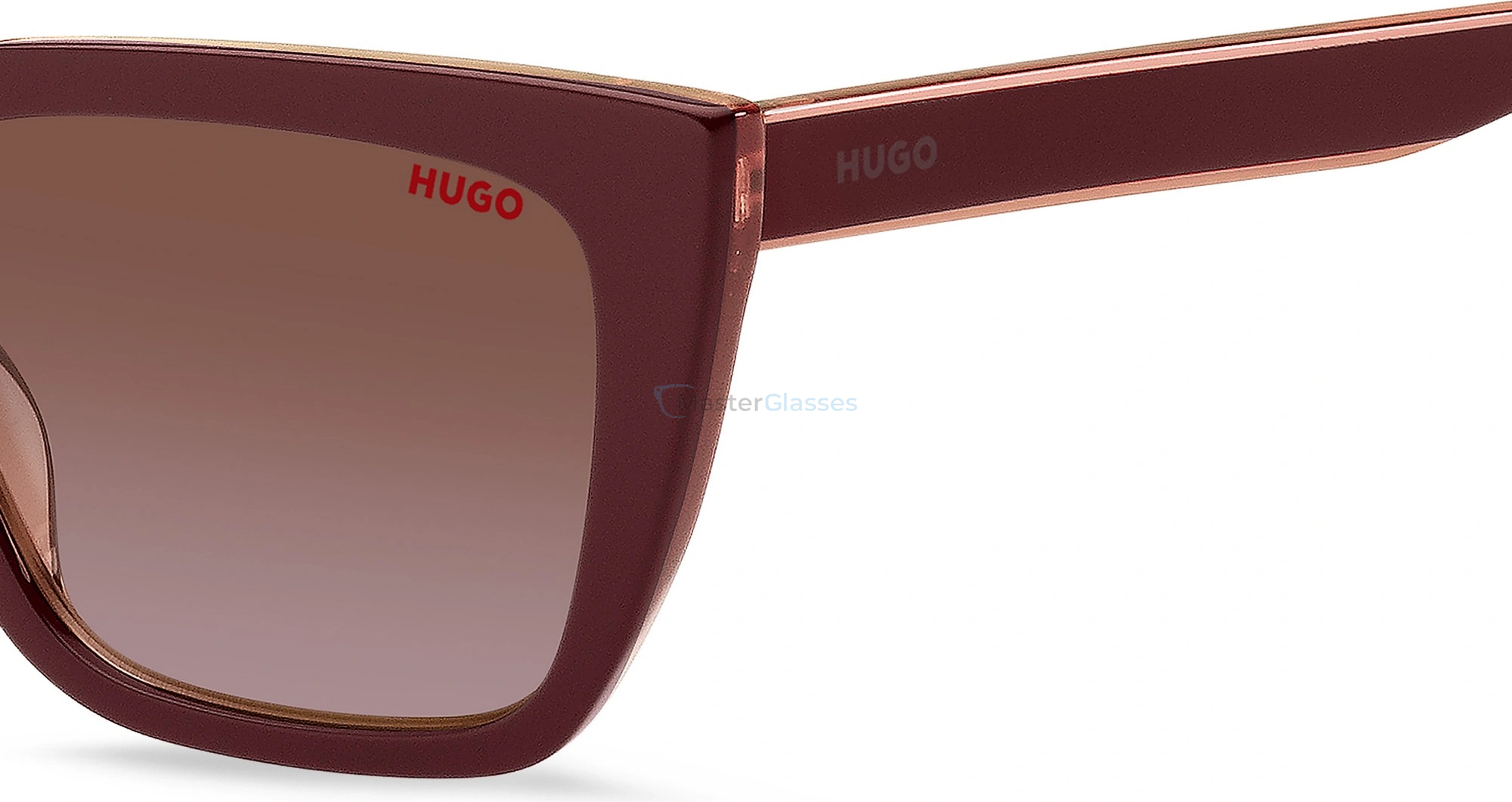   Hugo HG 1249/S 0T5 Burgundy Pink