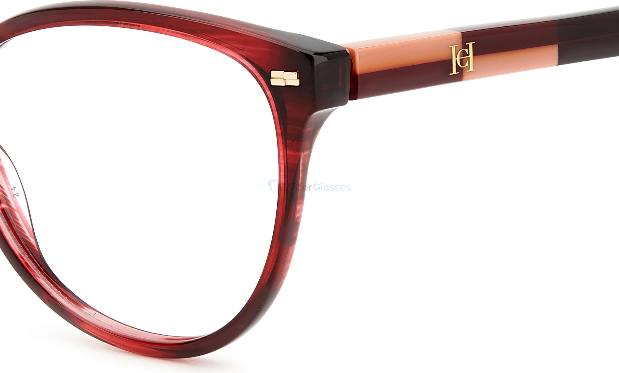  CAROLINA HERRERA HER 0158 K4G Burgundy Horn