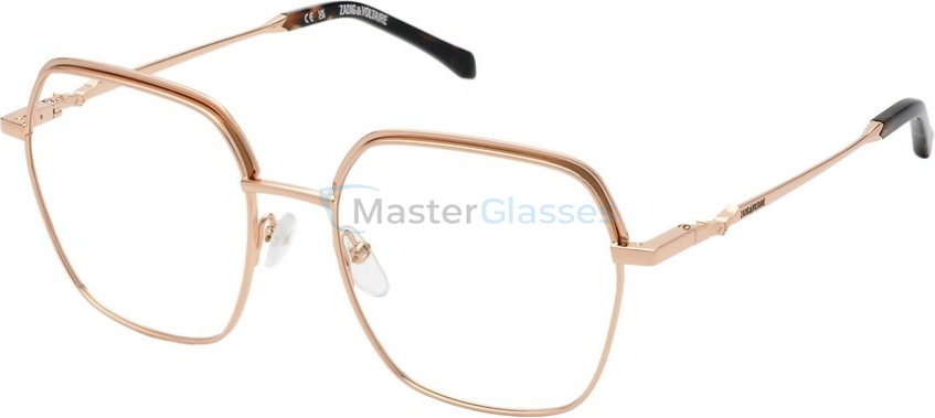  ZADIG VOLTAIRE VZV393 8FC,  SHINY COPPER GOLD, CLEAR
