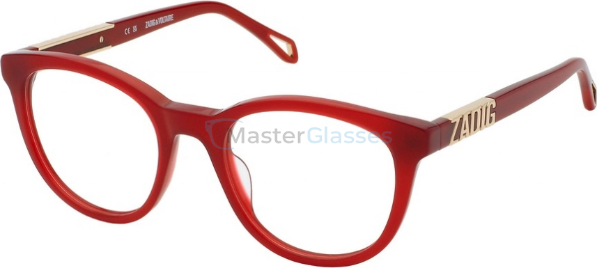  ZADIG VOLTAIRE VZV398 849,  SHINY OPLAINE RED, CLEAR