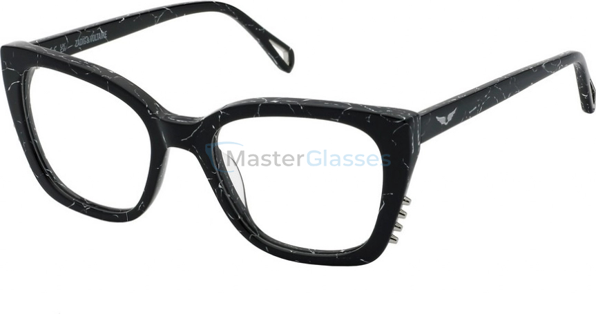  ZADIG VOLTAIRE VZV395V 869,  MARBLED BLACK, CLEAR