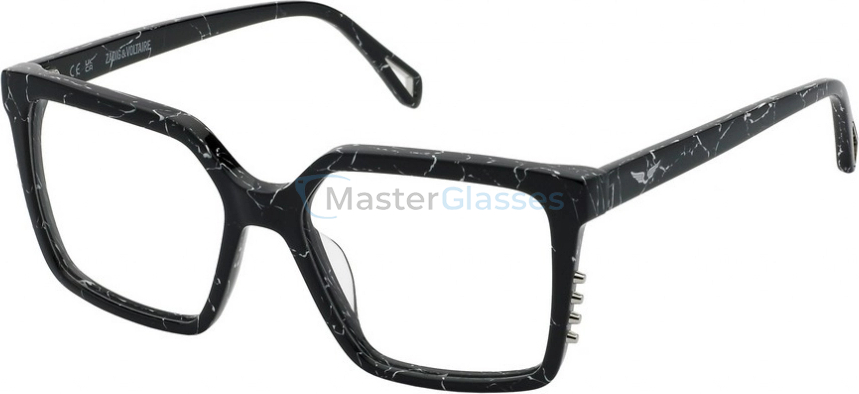  ZADIG VOLTAIRE VZV396V 869,  MARBLED BLACK, CLEAR