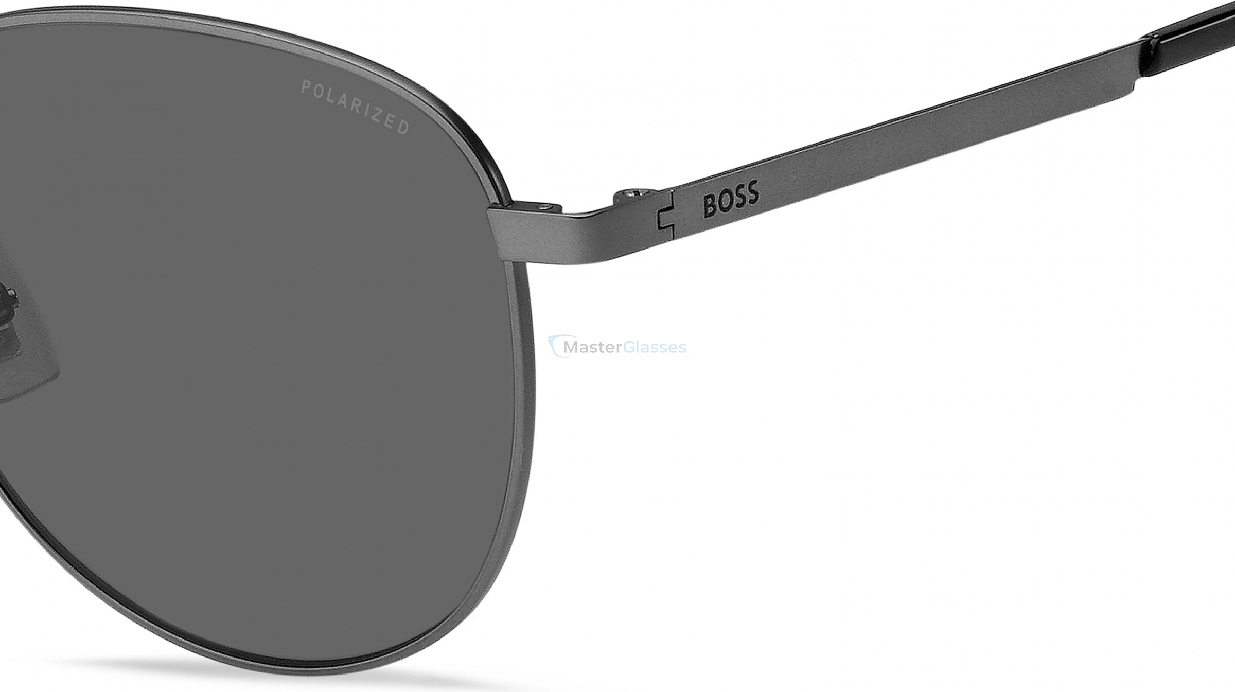   Hugo BOSS 1536/F/S R80 Matte Dark Ruthenium