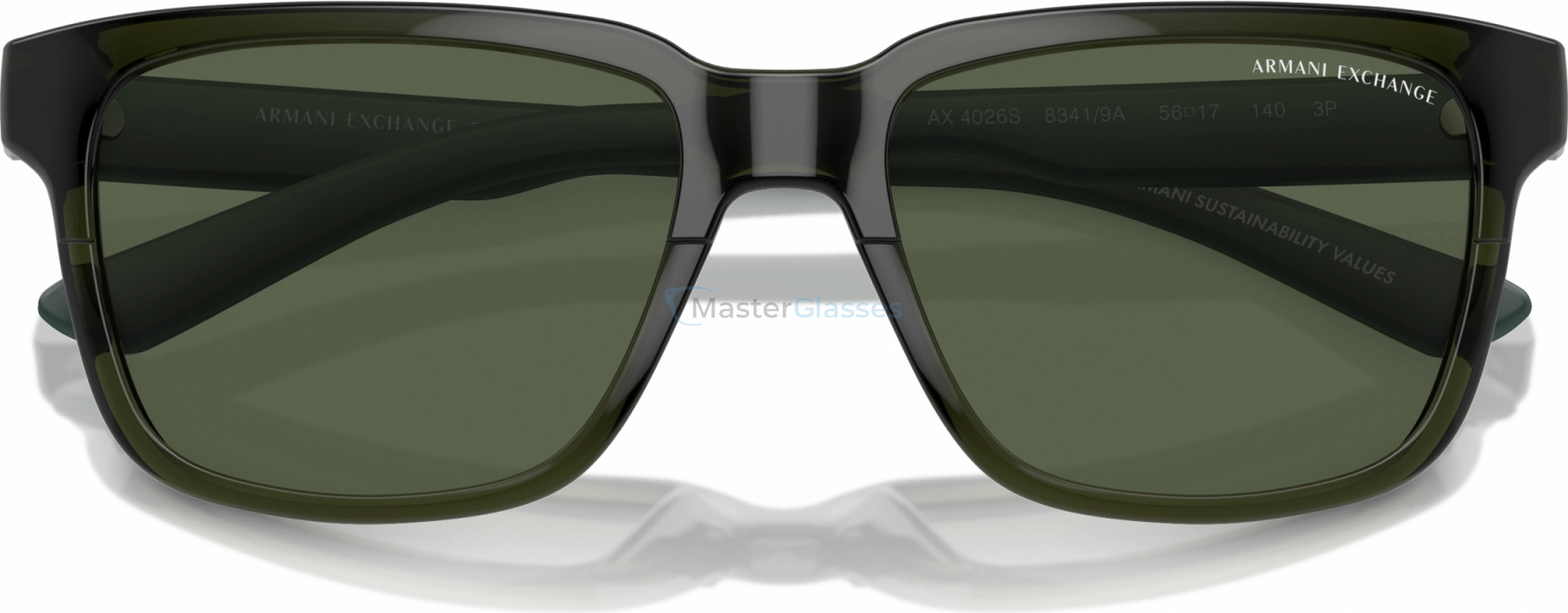   Armani Exchange AX4026S 83419A Green