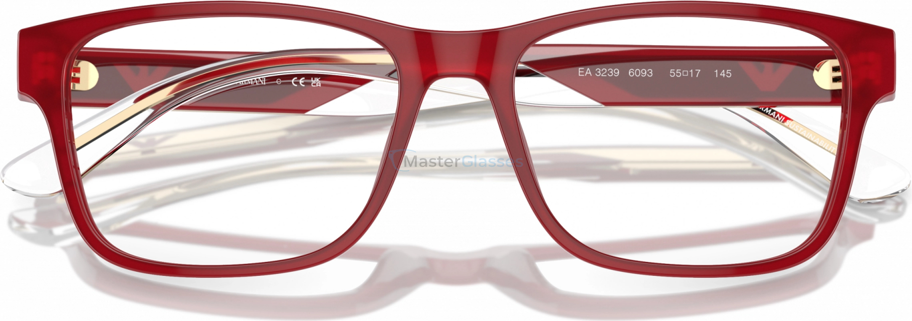  Emporio Armani EA3239 6093 Red