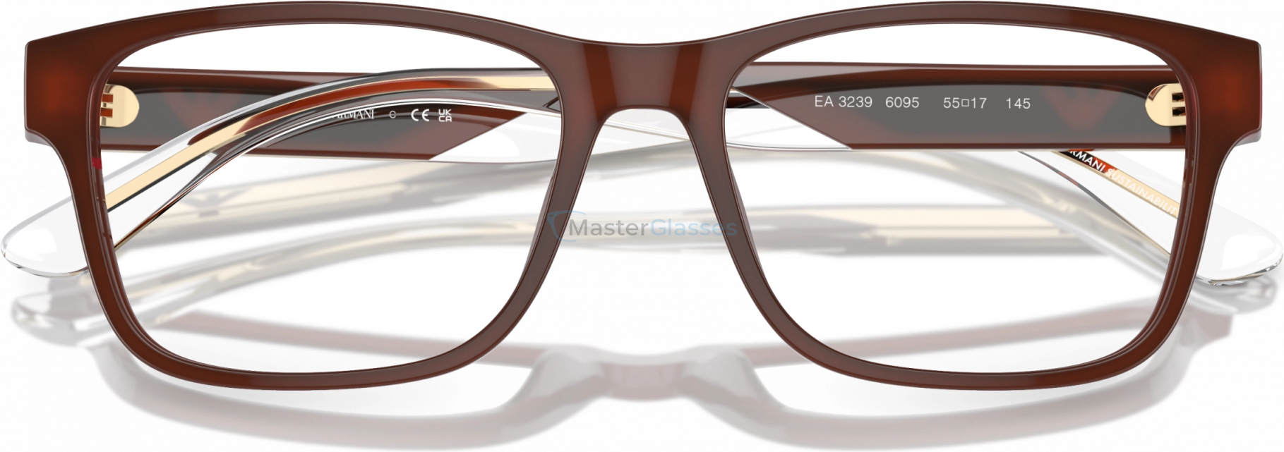  Emporio Armani EA3239 6095 Brown