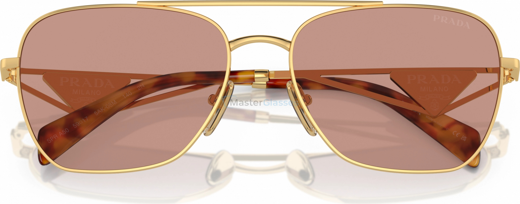   Prada PR A50S 5AK08M Gold