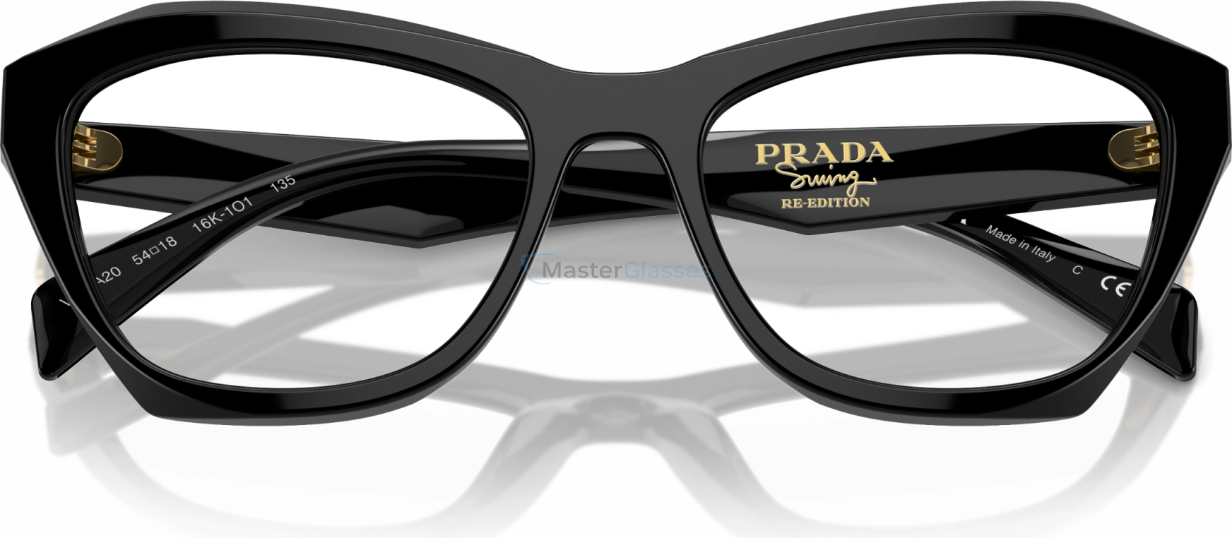  Prada PR A20V 16K1O1 Black