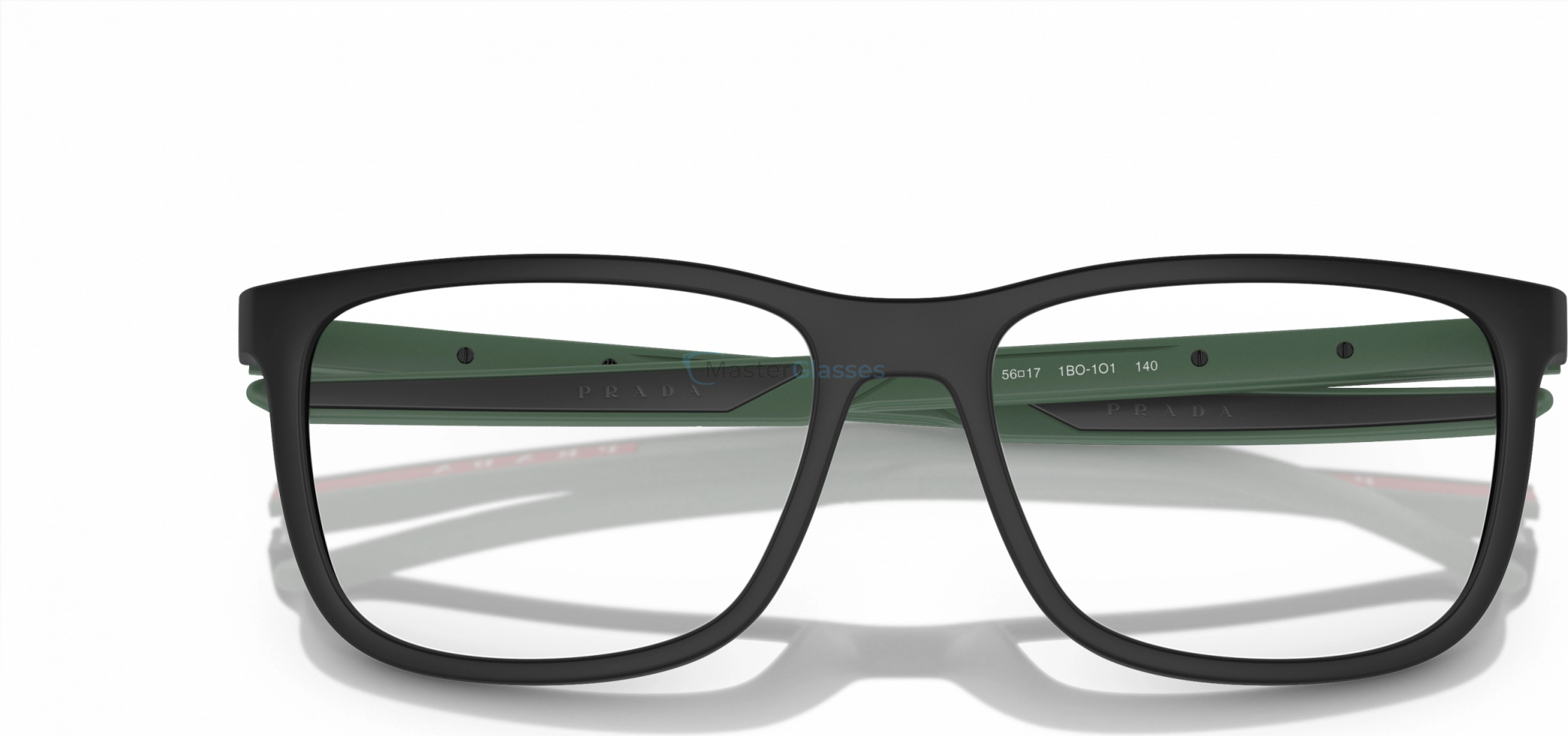  Prada Linea Rossa PS 07OV 1BO1O1 Black