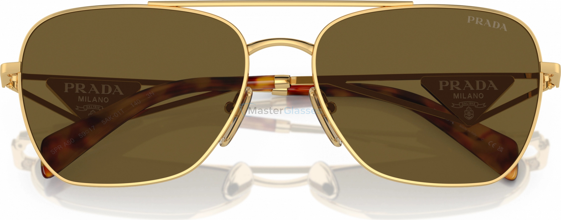   Prada PR A50S 5AK01T Gold