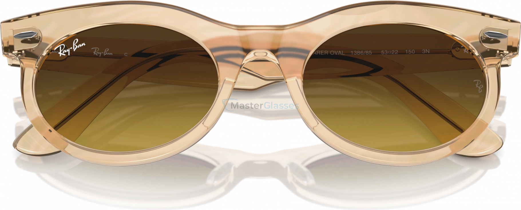   Ray-Ban WAYFARER OVAL RB2242 138685 Light Brown