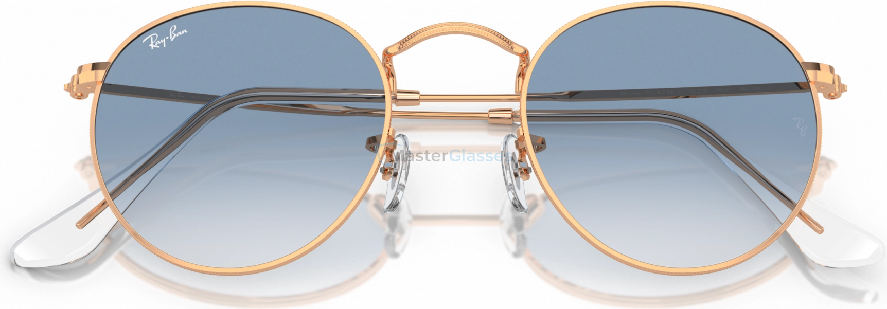   Ray-Ban ROUND METAL RB3447 92023F Gold