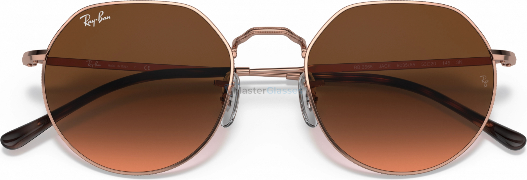   Ray-Ban JACK RB3565 9035A5 Copper