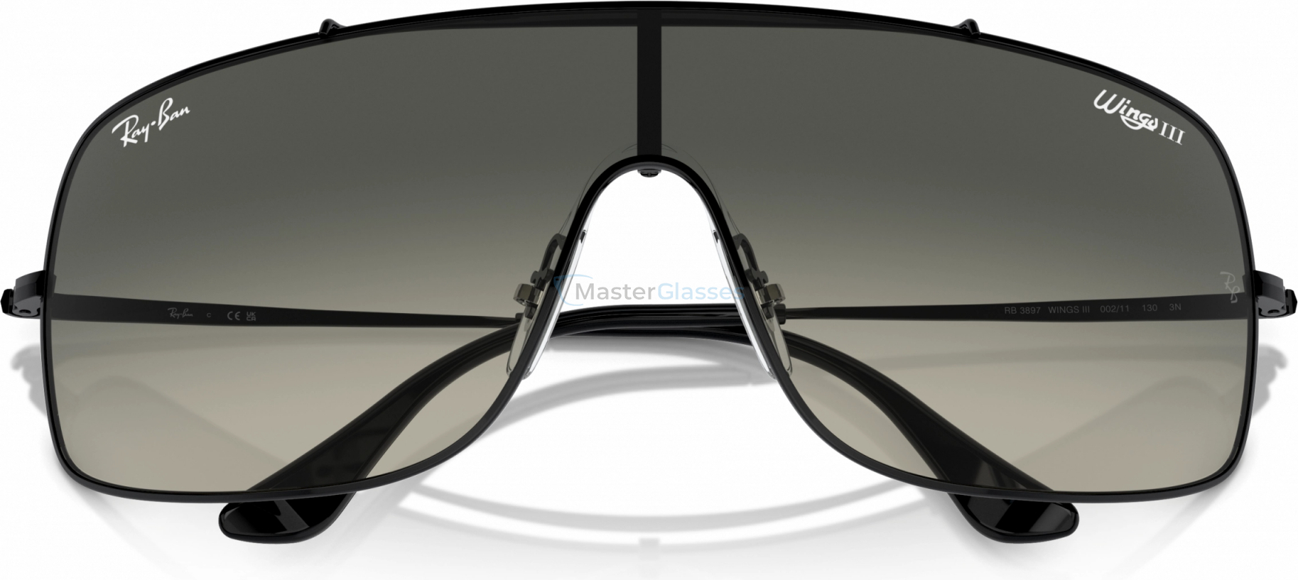   Ray-Ban WINGS III RB3897 002/11 Black