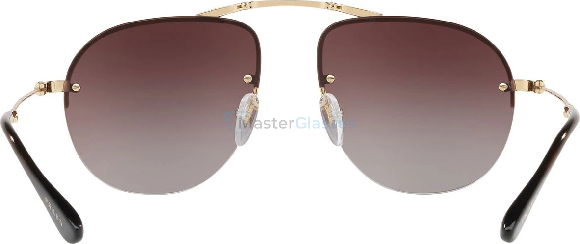 Солнцезащитные очки Prada Catwalk PR 54US ZVN1K2 Pale Gold