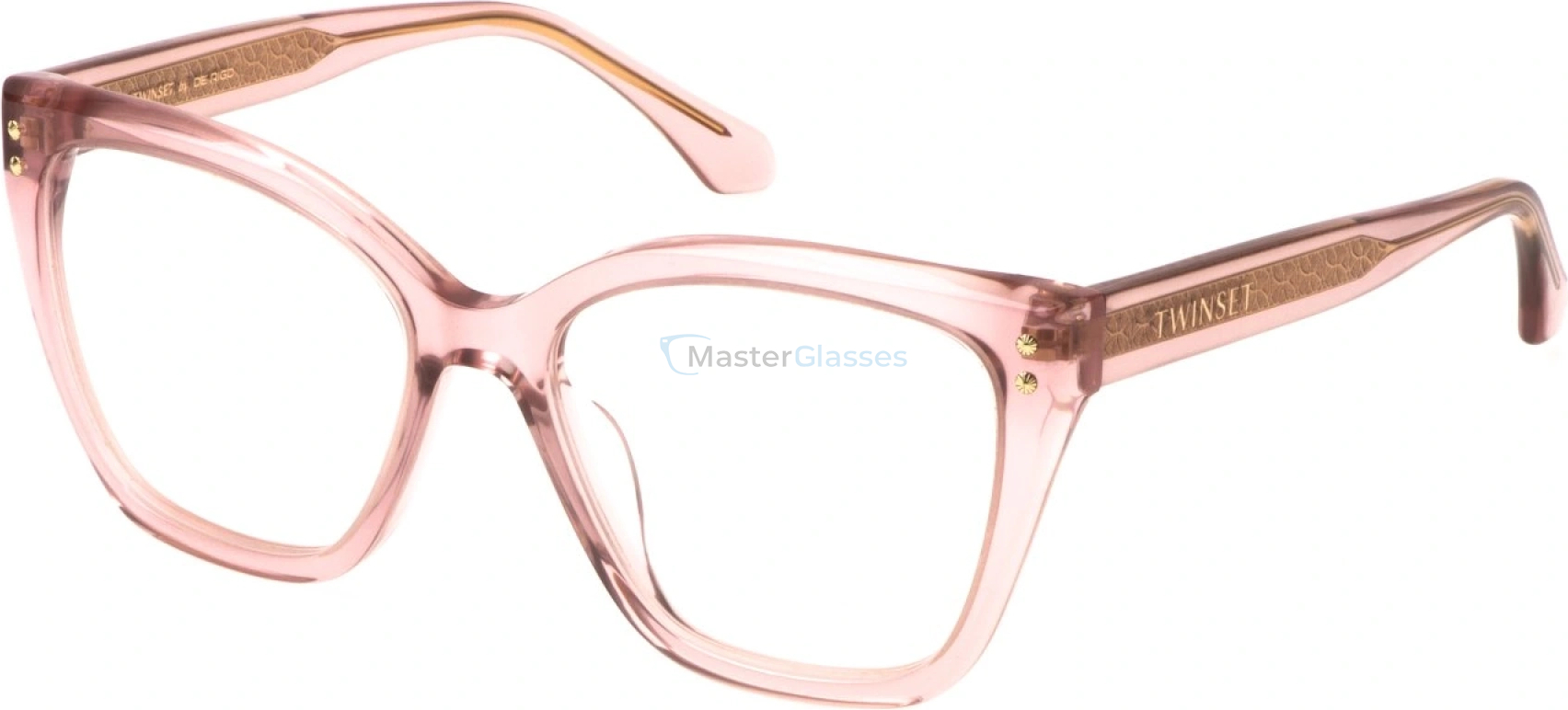  TWINSET VTW042 6MH,  SHINY TRANSP.PINK, CLEAR