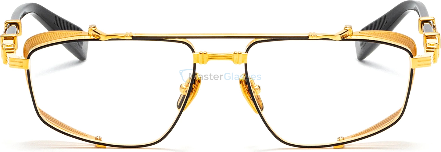  BALMAIN BRIGADE-V GLD - BLK,  GOLD - BLACK, CLEAR