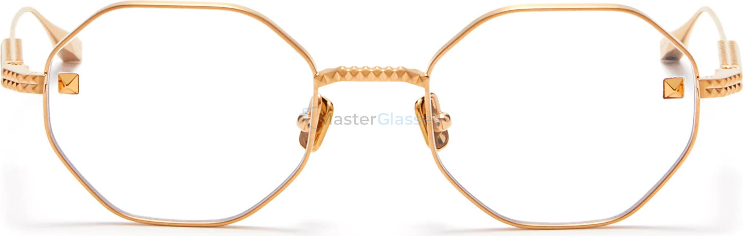  VALENTINO V-STUD GLD,  GOLD, CLEAR