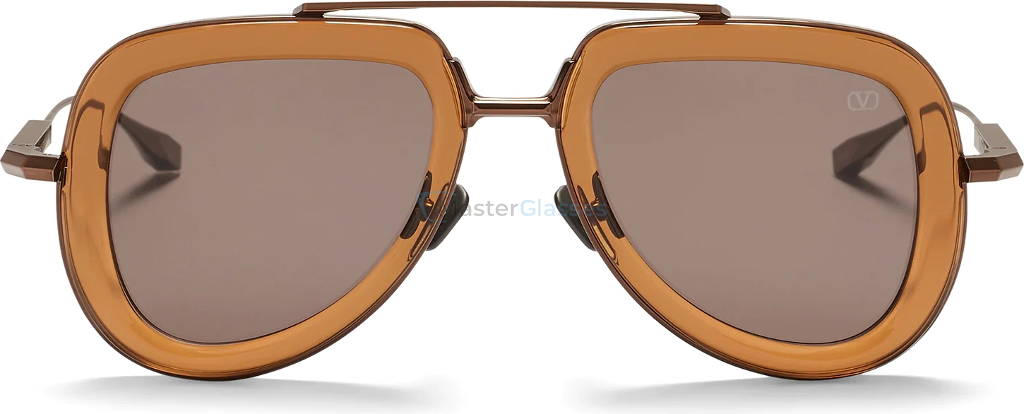   VALENTINO V-LSTORY BRN - CPR,  CRYSTAL BROWN - COPPER, DARK BROWN