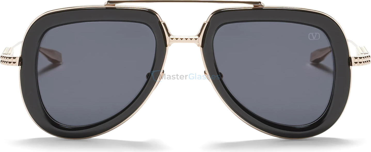   VALENTINO V-LSTORY BLK - GLD,  BLACK - WHITE GOLD, DARK GREY