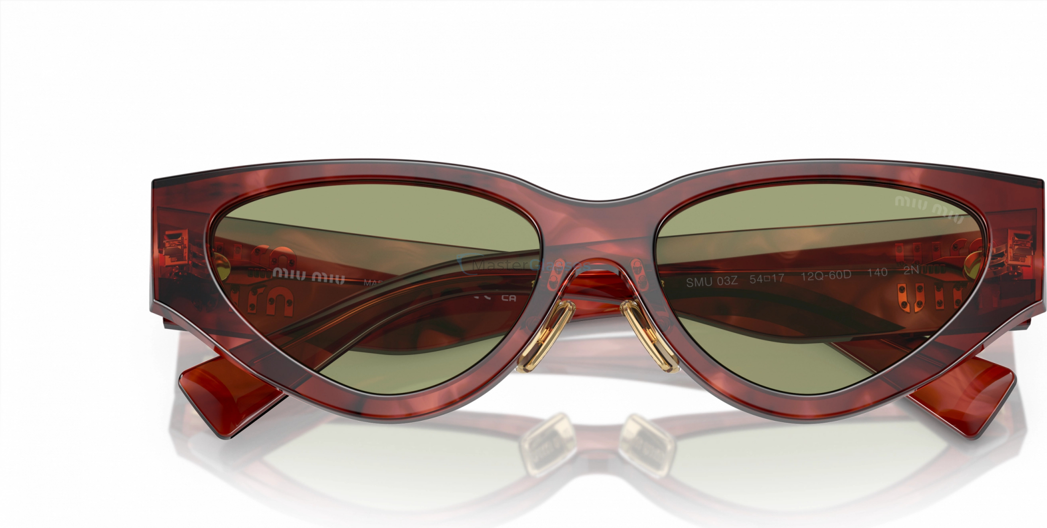   MIU MIU MU 03ZS 12Q60D Red