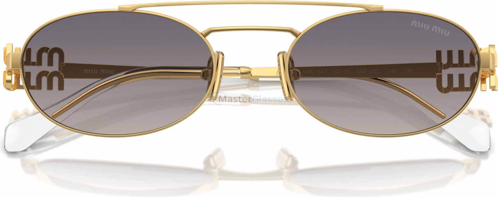   MIU MIU MU 54ZS 5AK30C Gold