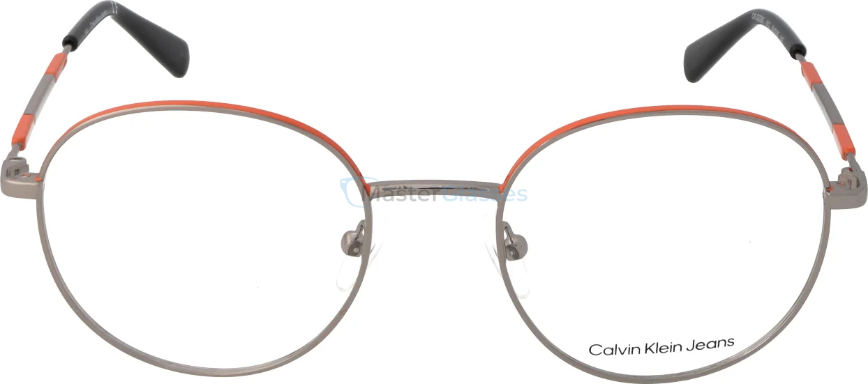  CALVIN KLEIN JEANS CKJ22205 012,  LIGHT RUTHENIUM/ORANGE, CLEAR