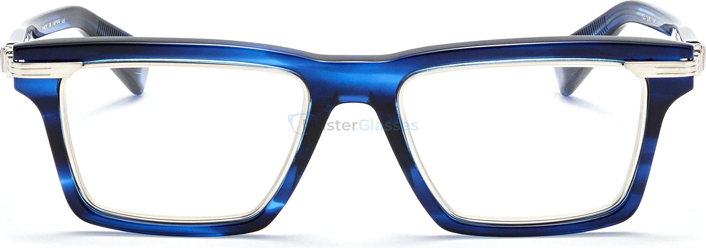 BALMAIN LEGION - IV BLU - SLV,  BLUE SWIRL, CLEAR