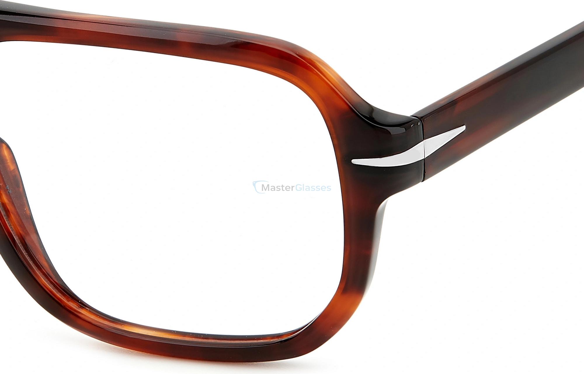  David Beckham DB 7108 6C5 Brown Horn Ruthenium