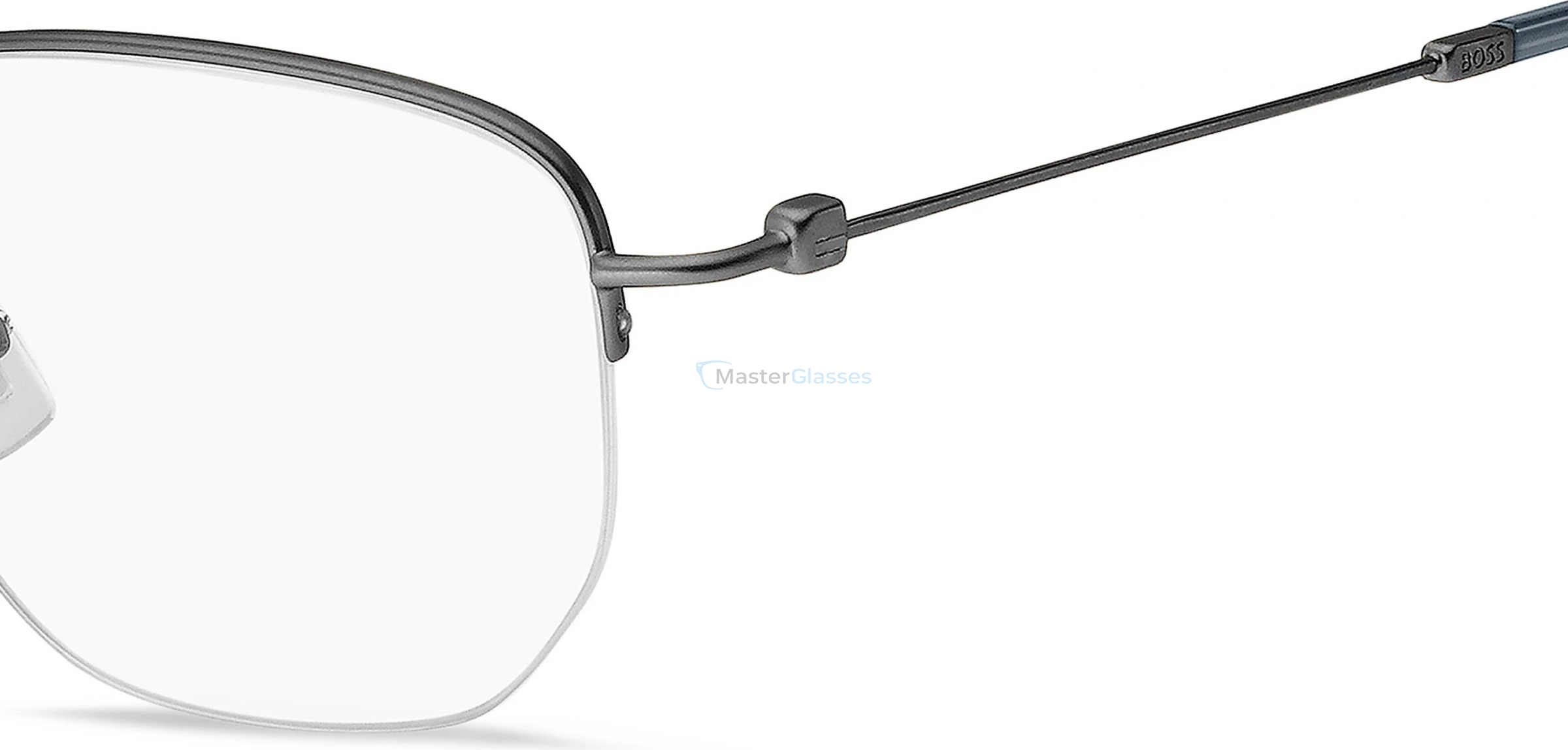  HUGO BOSS 1544/F R80 Matte Dark Ruthenium