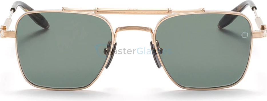   AKONI EUROPA GLD - PLD,  BRUSHED 12 GOLD, PHOTO LIGHT GREEN LENSES