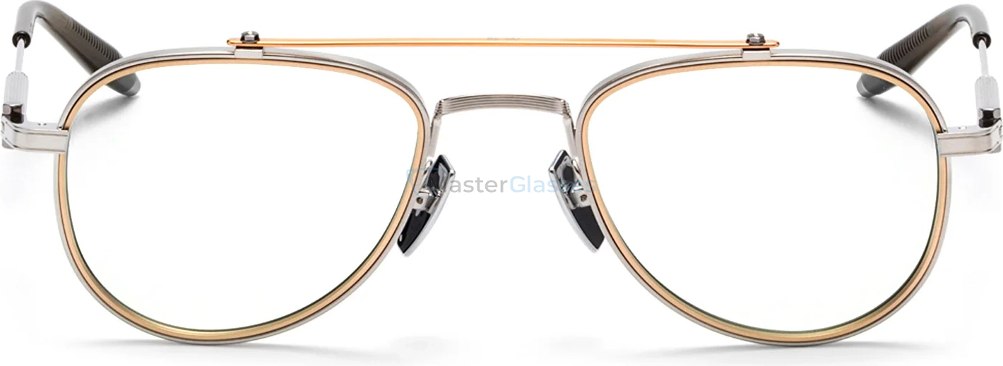  AKONI CALISTO SLV - OLV,  BRUSHED SILVER, LIGHT OLIVE LENSES