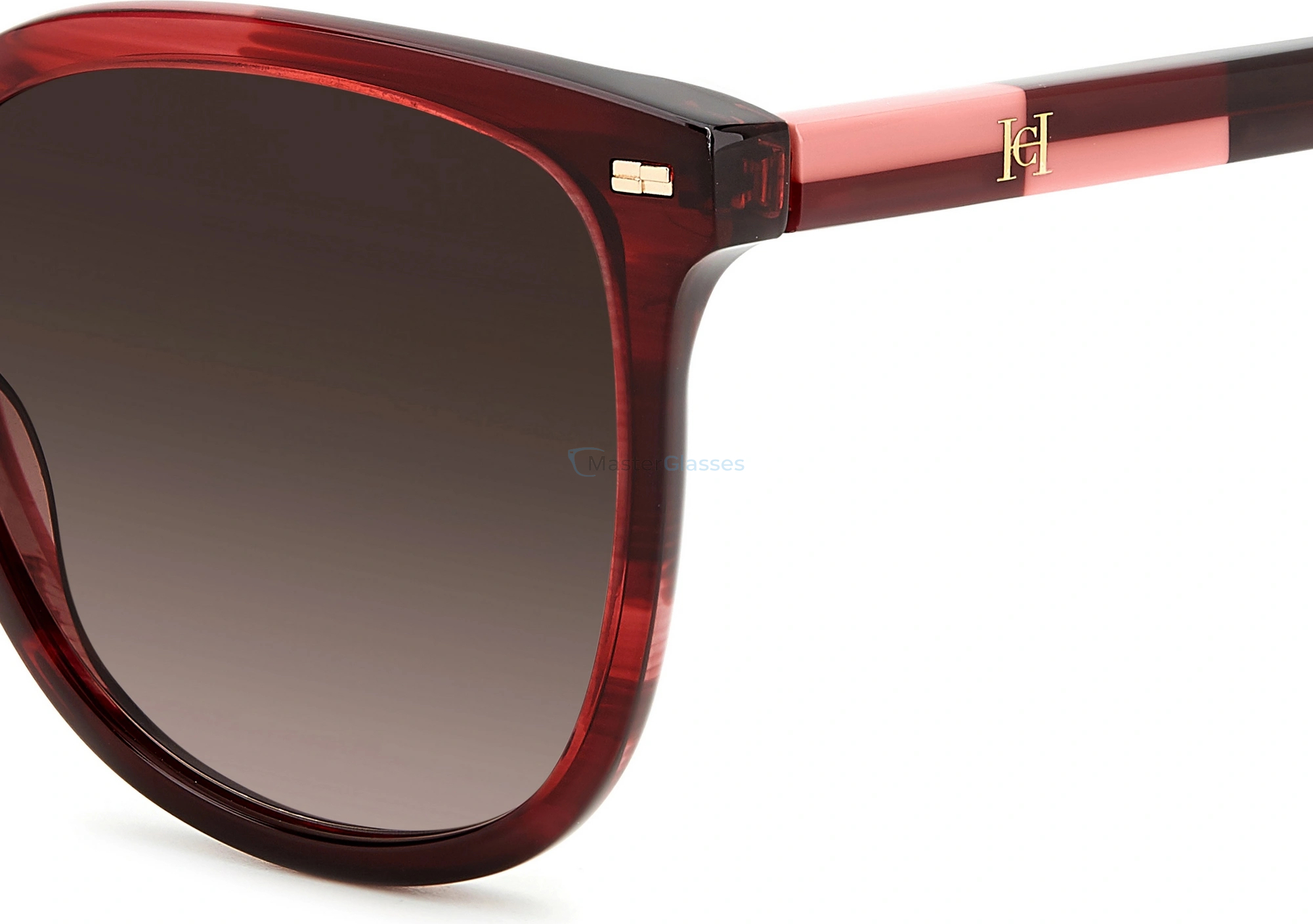   CAROLINA HERRERA HER 0136/S K4G Burgundy Horn