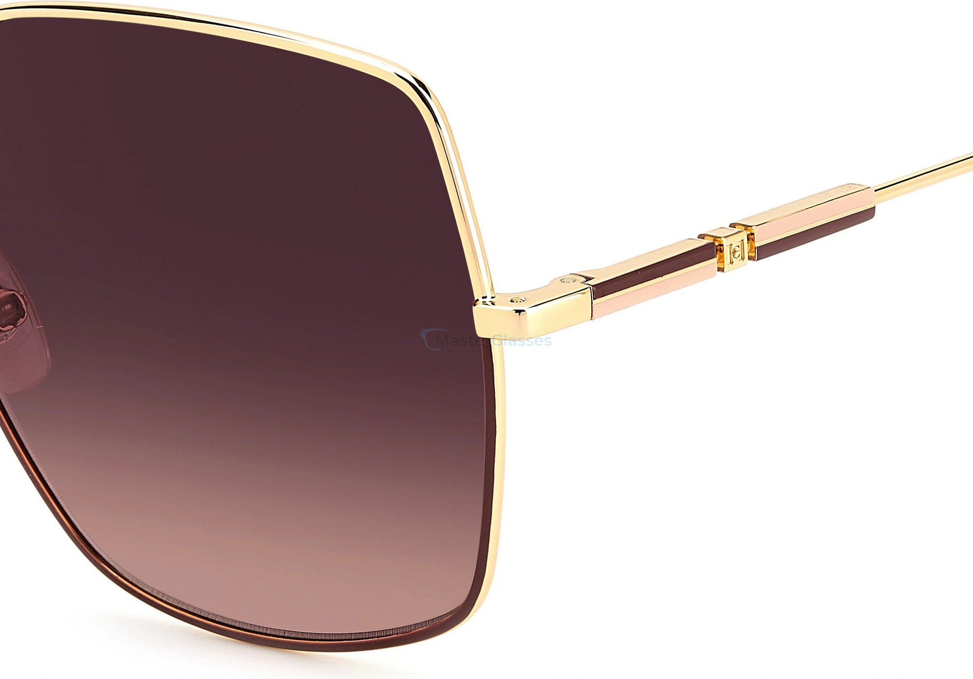   CAROLINA HERRERA HER 0139/S NOA Gold Burgundy