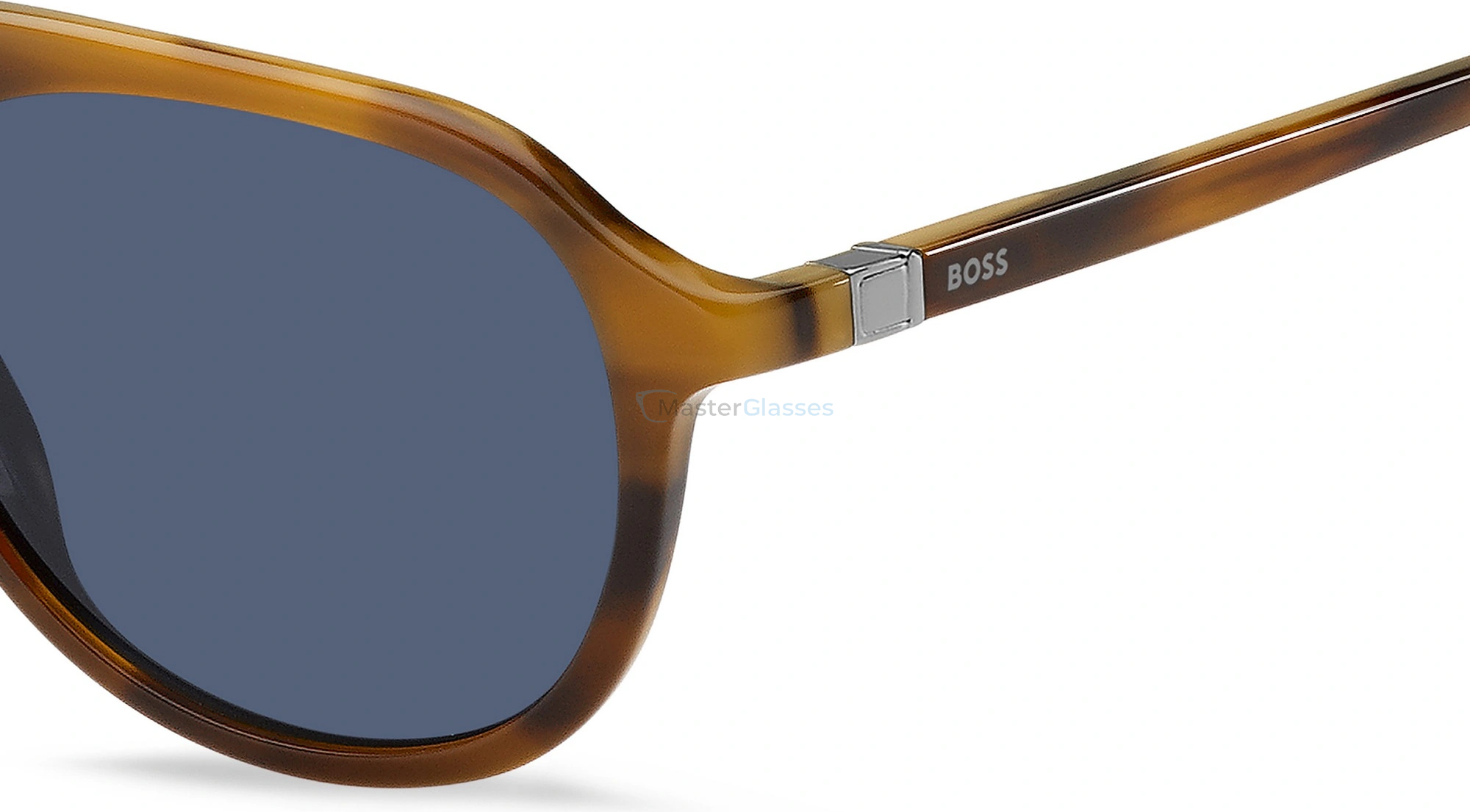   HUGO BOSS 1435/S 6C5 Brown Horn Ruthenium