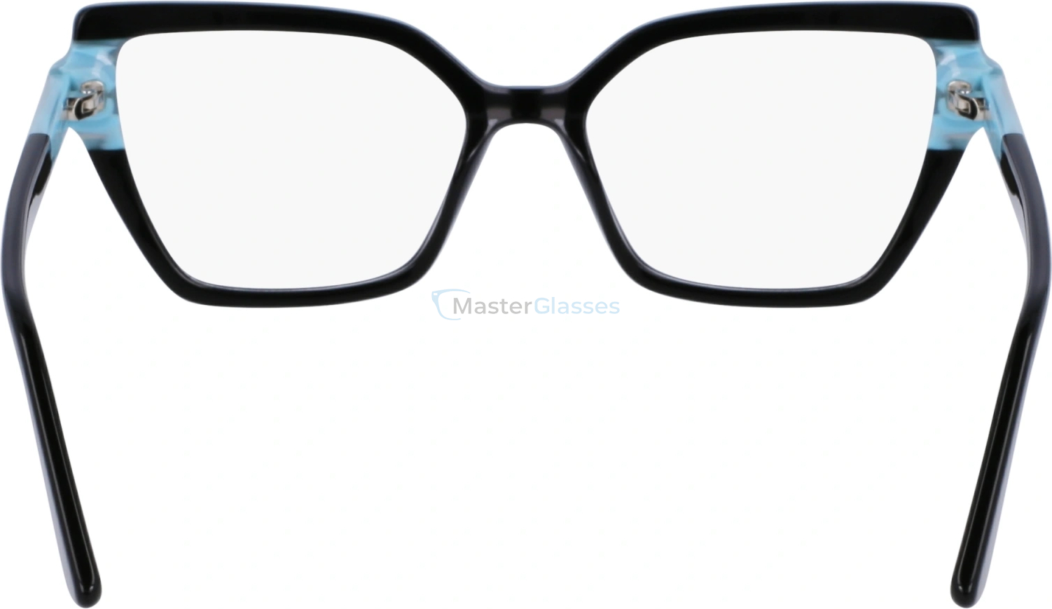  KARL LAGERFELD KL6131 014,  BLACK/AZURE, CLEAR