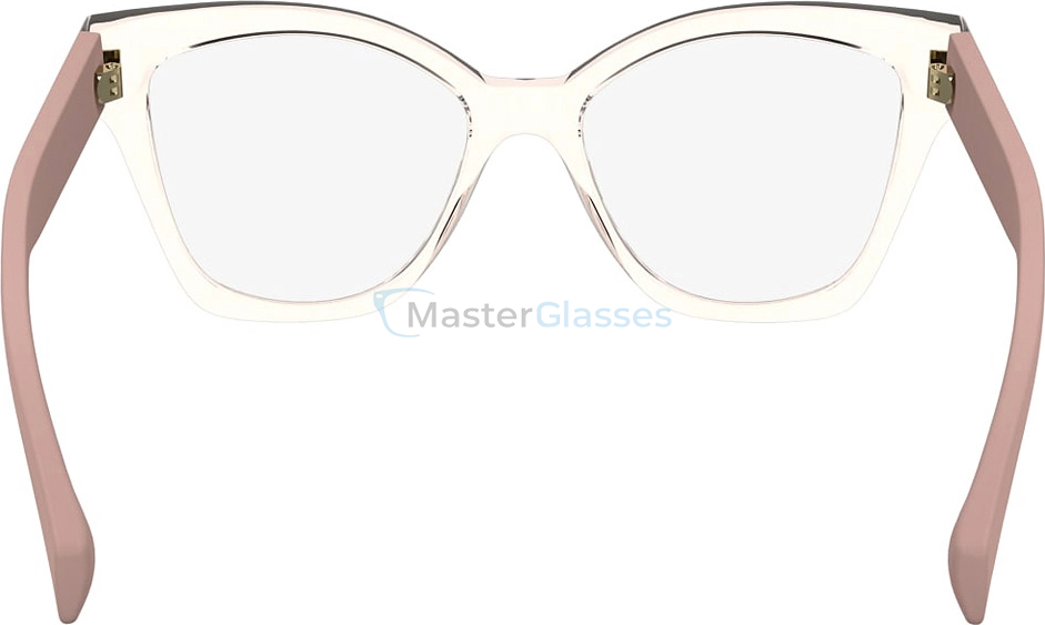  KARL LAGERFELD KL6150 652,  ANTIQUE ROSE, CLEAR