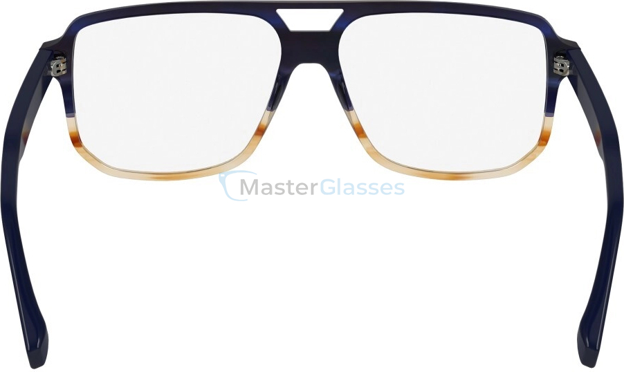  KARL LAGERFELD KL6156 424,  BLUE/STRIPED BROWN, CLEAR