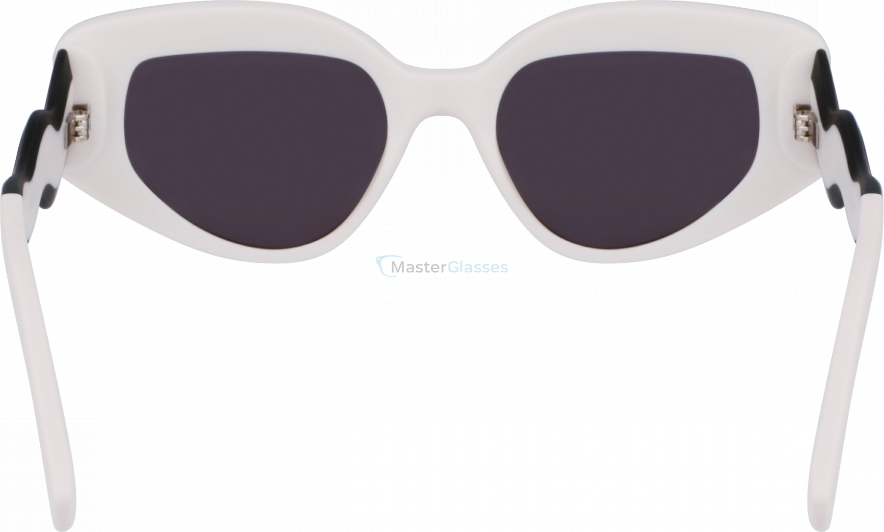   KARL LAGERFELD KL6144S 101,  MATTE WHITE, SMOKE