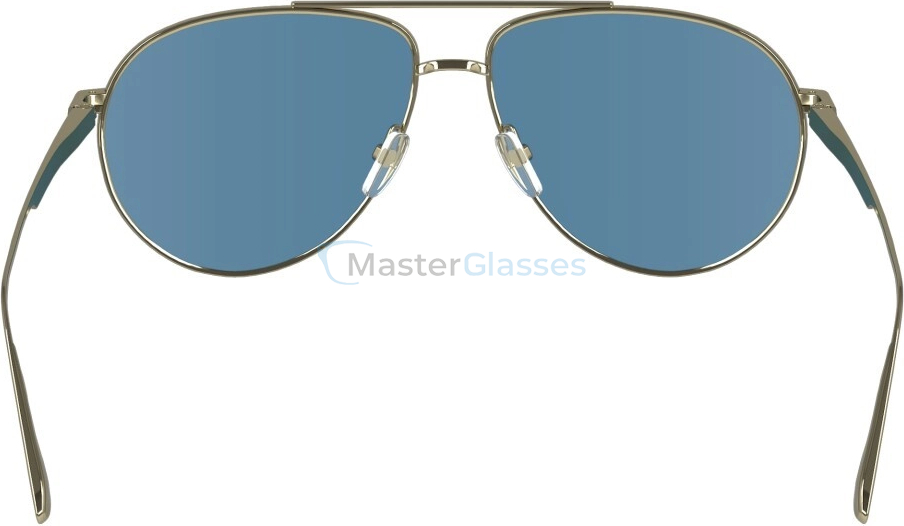   VICTORIA BECKHAM VB242S 720,  GOLD/BLUE, BLUE