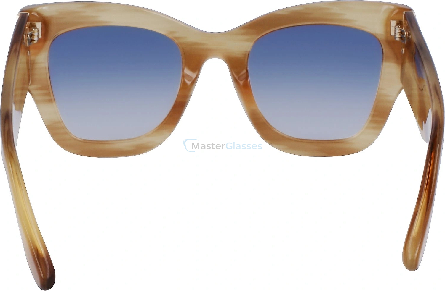   VICTORIA BECKHAM VB652S 773,  HONEY BROWN HORN, BLUE