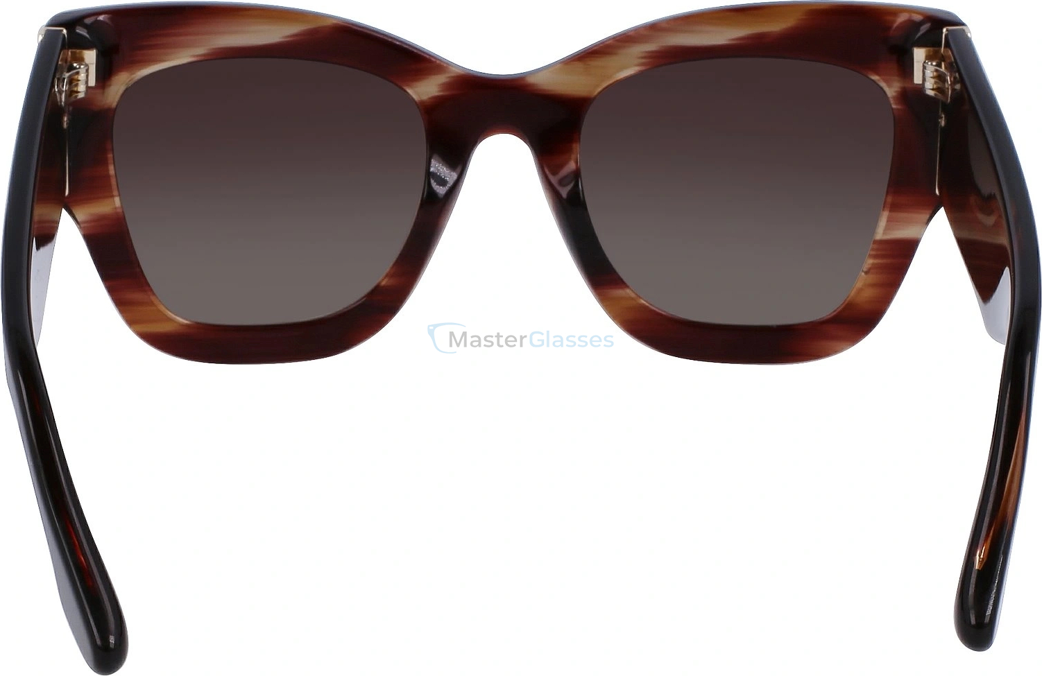   VICTORIA BECKHAM VB652S 227,  DARK BROWN HORN, BROWN