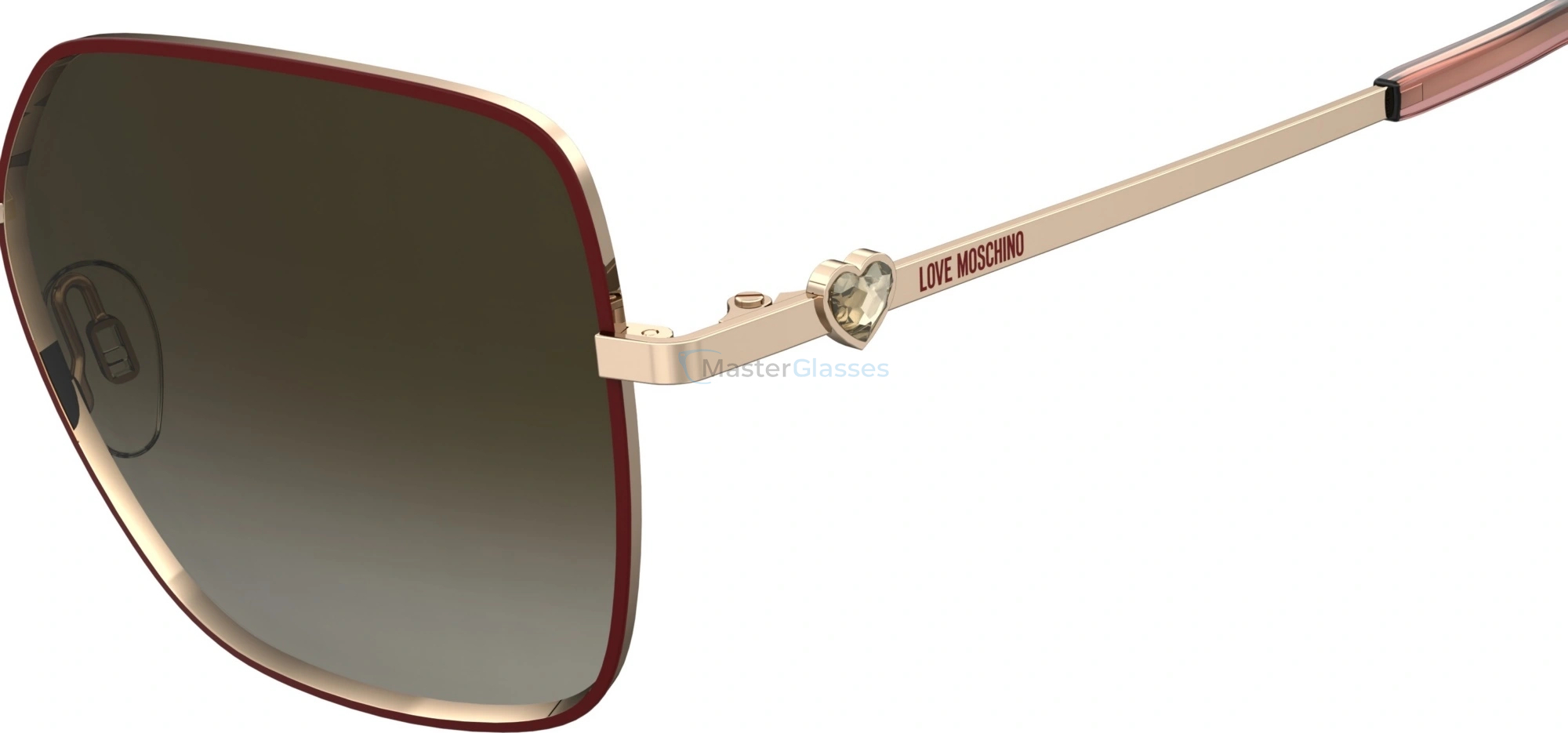   Moschino Love MOL075/S 6K3 Burgundy Gold