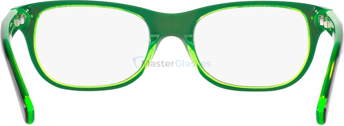  Ray-Ban RY1555 3665 Top Brown On Green Fluo
