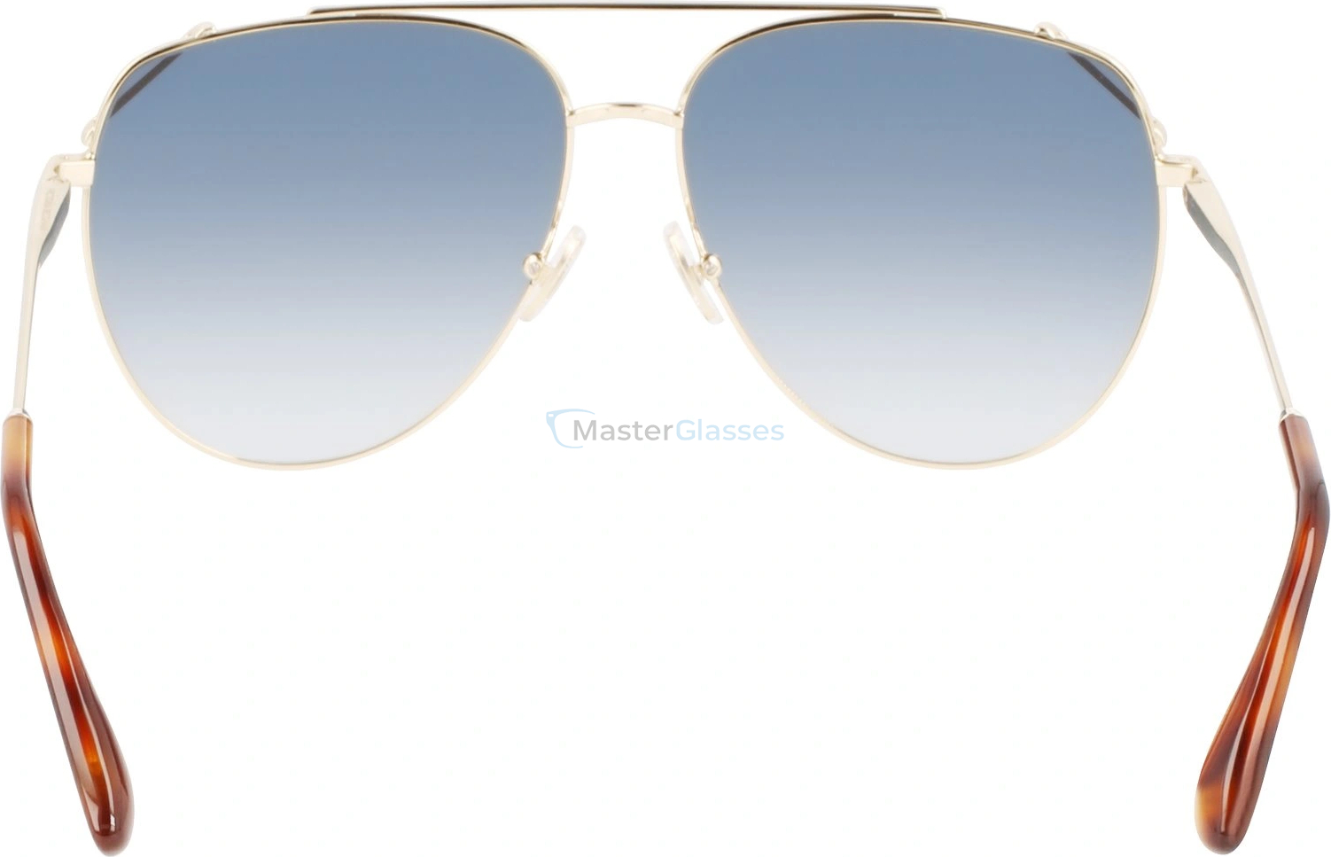   VICTORIA BECKHAM VB230S 720,  GOLD-BLUE, BLUE GRADIENT