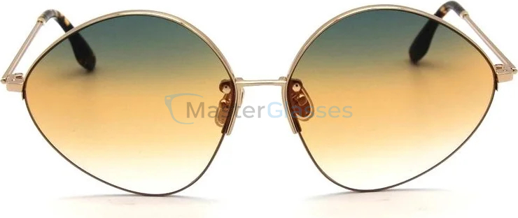 Солнцезащитные очки VICTORIA BECKHAM VB220S 727, цвет GREEN/HONEY/ROSE